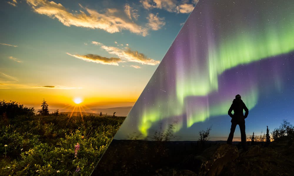 Midnight Sun vs. Northern Lights